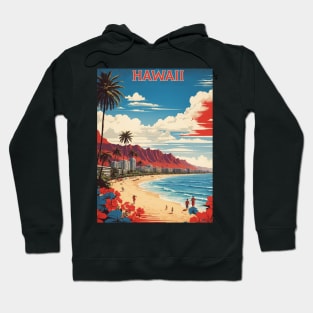 Hawaii United States of America Tourism Vintage Poster Hoodie